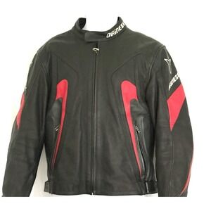 Dainese Lined Vtg Motorcycle Jacket Leather Size EU 50 USA 40 ( M) Read Descript